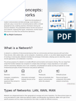 Network Concepts Local Networks