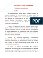 Production Écrite:: Production Écrite: Le Texte Argumentatif Tradition Et Modernité