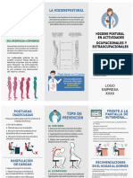 Folleto Higiene Postural