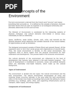 2.basic Concepts of The Environment