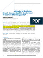 Multi-Objective Optimization For Distribution Network Reconfiguration With Reactive Power Optimization of New Energy and EVs