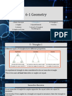 6-2 Geometry 5 - Triangles 1