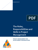 Roles, Responsibilities and Skills in Project Management