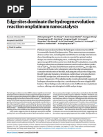 Edge Sites Dominate The Hydrogen Evolution Reaction On Platinum Nanocatalysts