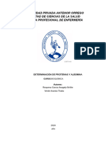 Informe Albumina y Proteinas-1