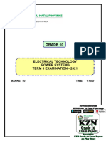 Grade 10 Term 3 Power Systems Memo