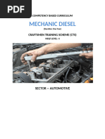 Mechanic Diesel - CTS1.2 - NSQF-4 - Compressed - 0