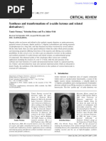 Syntheses and Transformations of A-Azido Ketones and Related