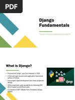 Django1 DjangoFundamentals1