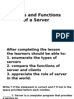 Functions of A Server