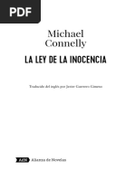 La Ley de La Inocencia Harry Bosch