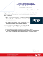 Informe Catequesis