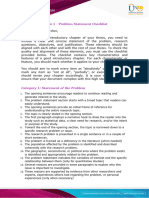 Annex 1 - Problem Statement Checklist