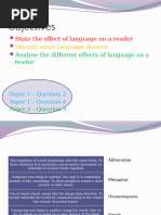 Analysing Language