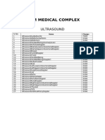 Ultrasound and Surgery Rate List 12-27-2023 17.46