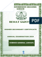 Result Gazette Science General Part II