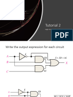 Tutorial 2 Logic Circuit, Truthtable and Timing Diagram