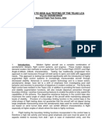 Approach To High Angle of Attack Testing of Light Combat Aircraft (LCA) Tejas