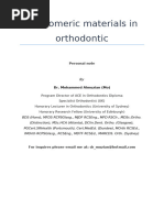 Elastomeric Materials in Orthodontic by Almuzian 1