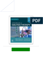 Full Handbook of Dialysis Therapy 6th Edition Allen R. Nissenson Ebook All Chapters