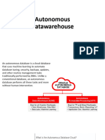 Autonomous Datawarehouse