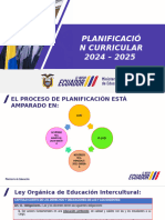 Planificación Curricular 2024-2025 Power Point