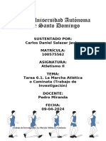 Tarea 6.1. La Marcha Atlética o Caminata (Trabajo de Investigación)