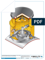 1.2m Diameter Bolted Base Chamber With A Corbel, Adjustable Skirt, Internal Watertight