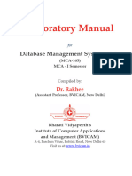 DBMS Lab Manual - 0