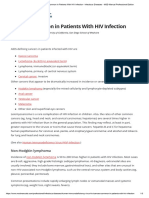 Cancers Common in Patients With HIV Infection - Infectious Diseases - MSD Manual Professional Edition