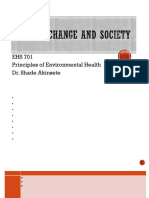 EHS 701 - Climate Change and Society Lecture (First Semester 2023-2024 Session) Oct 2024