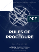 Rules of Procedure Copernicus Model United Nations 2024