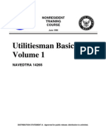 US Navy Course NAVEDTRA 14265 - Utilities Man Basic, Volume 1