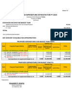 Budget Preparation 24 Supp 2