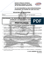 Prova de Psicologia 2022