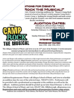 Camp Rock Audition