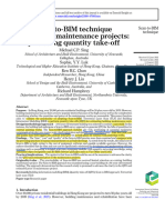 3 - Scan-to-BIM Technique in Building Maintenance Projects Practicing Quantity Take-Off