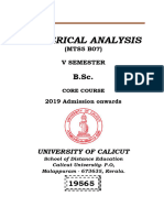 SLM-19565-Maths-NUMERICAL ANALYSIS PDF - 030915