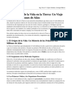 La Evolución de La Vida en La Tierra: Un Viaje de 4.5 Mil Millones de Años