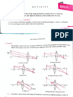 To Study The Nature and Size of The Image Formed by A Convex Lens