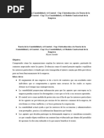 Teoría de La Contabilidad y El Control