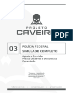 (Comentado) 3º Simulado PF - Projeto Caveira