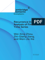 Recurrence Interval Analysis of Financial Time Series: Wei-Xing Zhou, Zhi-Qiang Jiang, and Wen-Jie Xie