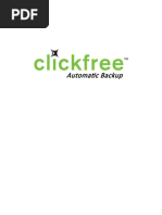 Clickfree Manual