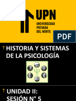 Sesión N 5 - Historia y Sistemas de La Psicología