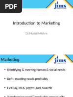 Unit 1 Introduction To Marketing