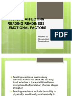 PKU3105 Factors Affecting Reading Readiness