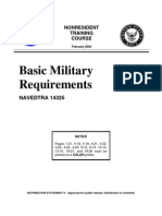 US Navy Course NAVEDTRA 14325 - Basic Military Requirements