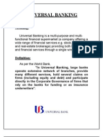 Meaning and Definition of Universal Banking