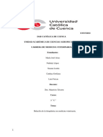 Ensayo Relación de La Bioquimica en Medicina Veterinaria